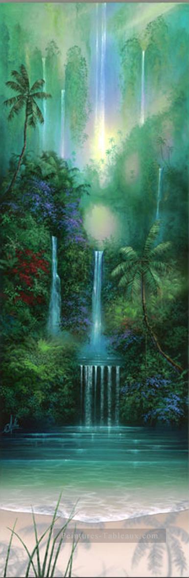 Wailini Falls forêts tropicales Peintures à l'huile